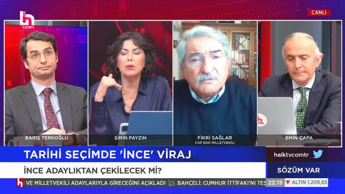 Şirin Payzın, anketlerde AK Parti ve Cumhurbaşkanı Erdoğan'ın birinci olduğunu duyunca lafını unuttu