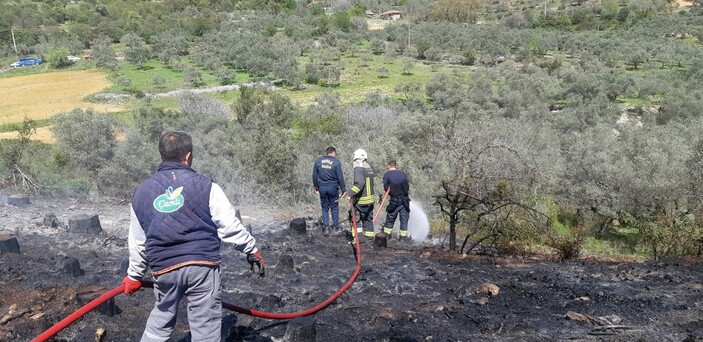 Muğla'da temizlik yapmak isterken ormanı yaktı