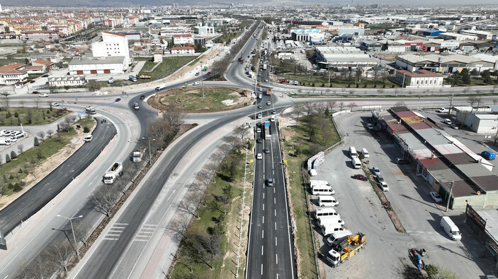 Konya'da Sedirler Köprülü Kavşağı yapım çalışmaları başladı