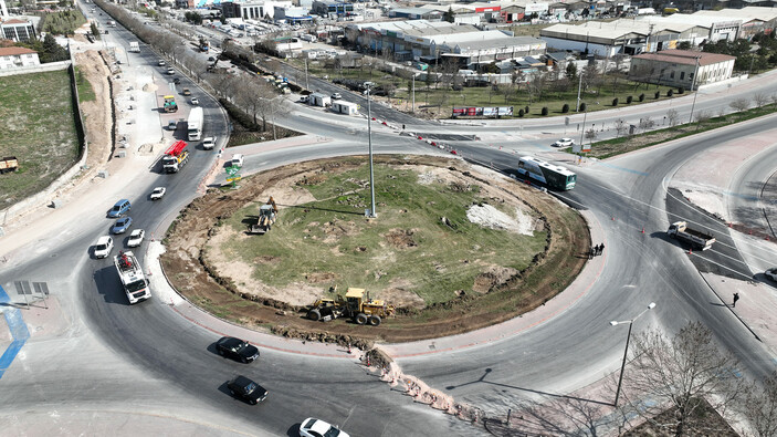 Konya'da Sedirler Köprülü Kavşağı yapım çalışmaları başladı