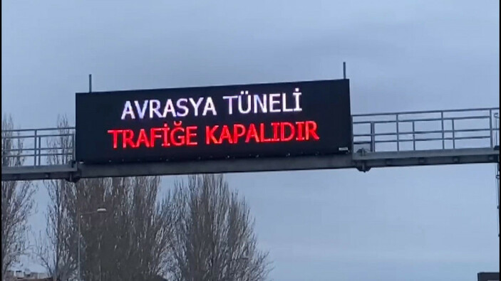 Avrasya Tüneli'nde kaza #3