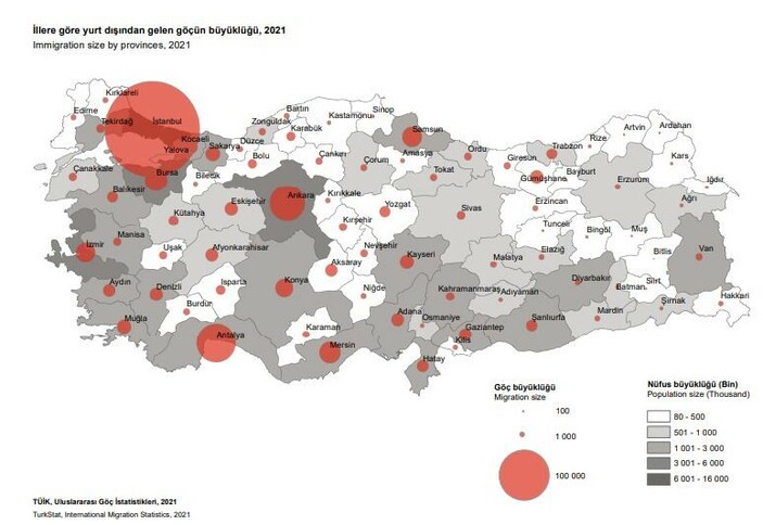 Yurt dışından Samsun'a göç: Yüzde 218 artı