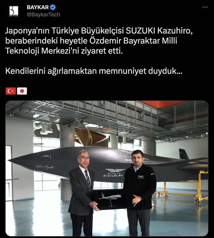 Japonya'da Bayraktar TB2 gelişmesi: Denemeye alacaklar