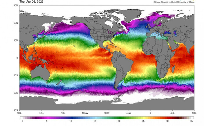 Okyanus yüzeyi ortalama sıcaklığı Nisan ayında rekor kırdı #1