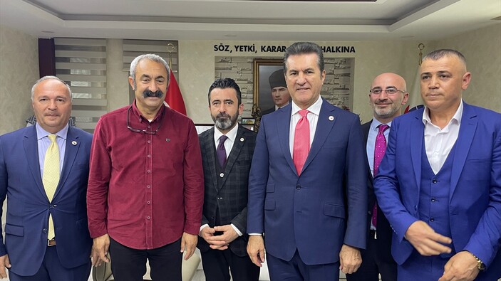 TDP Genel Başkanı Sarıgül, Tunceli Belediye Başkanı Maçoğlu'nu ziyaret etti