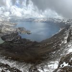 Nemrut Dağı ve krater göllerinin muhteşem manzarası