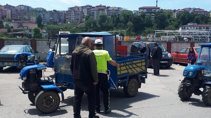 Zonguldak'ta şehir içinde pat-pat kullananlara uyarı