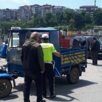 Zonguldak'ta şehir içinde pat-pat kullananlara uyarı