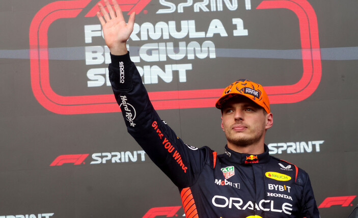 Belçika Grand Prix'sinin sprint yarışında Verstappen birinci oldu