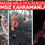 Orman yangınlarıyla mücadele sürüyor