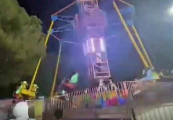 Lunaparktaki kazanın görüntüleri ortaya çıktı #3