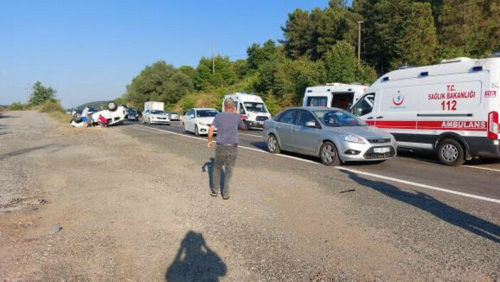 Yalova'da hatalı sollama kazası: 2 ölü