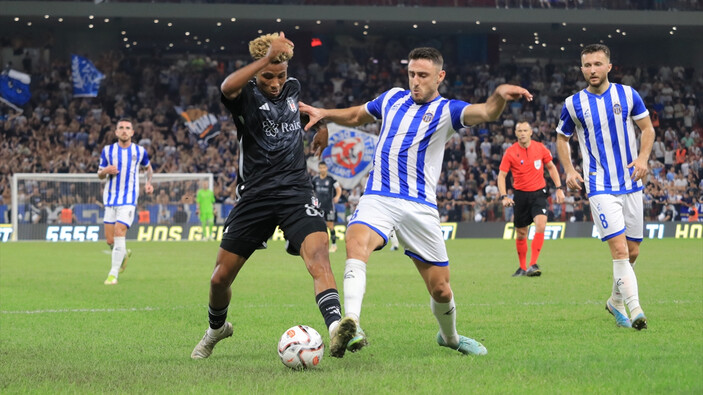 UEFA Konferans Ligi'nde Tirana'yı eleyen Beşiktaş tur atladı