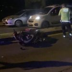 Tekirdağ'da otomobilin çarptığı motosikletli kurye hastaneye kaldırıldı