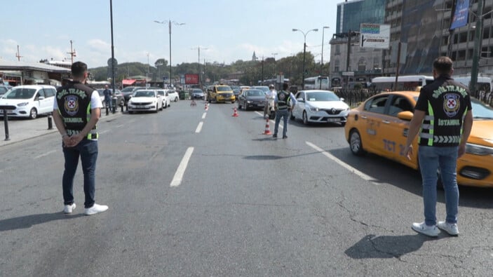 İstanbul'da taksi denetimi gerçekleştirildi