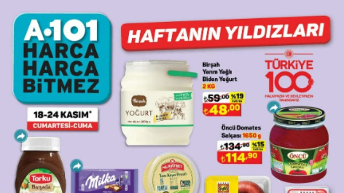 A101’den yüzde 50 indirim fırsatı: Mağazalar tıklım tıklım…