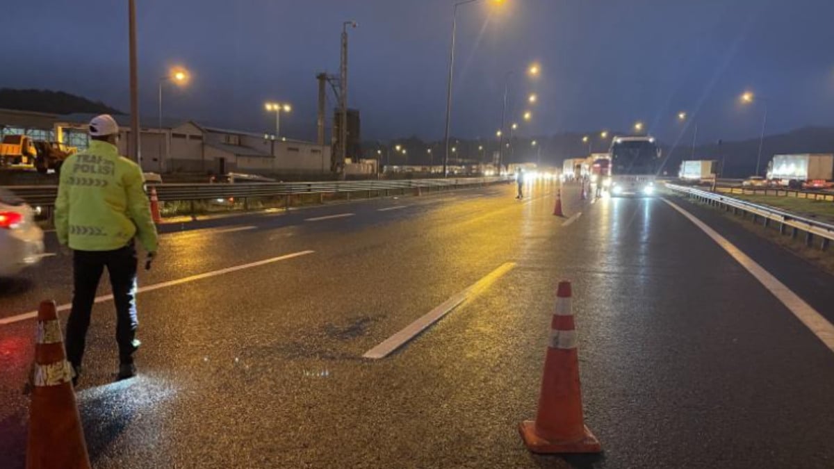 Bolu Dağı Tüneli İstanbul yönünde heyelan riski