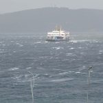 Çanakkale Boğazı'nda gemi trafiği askıya alındı