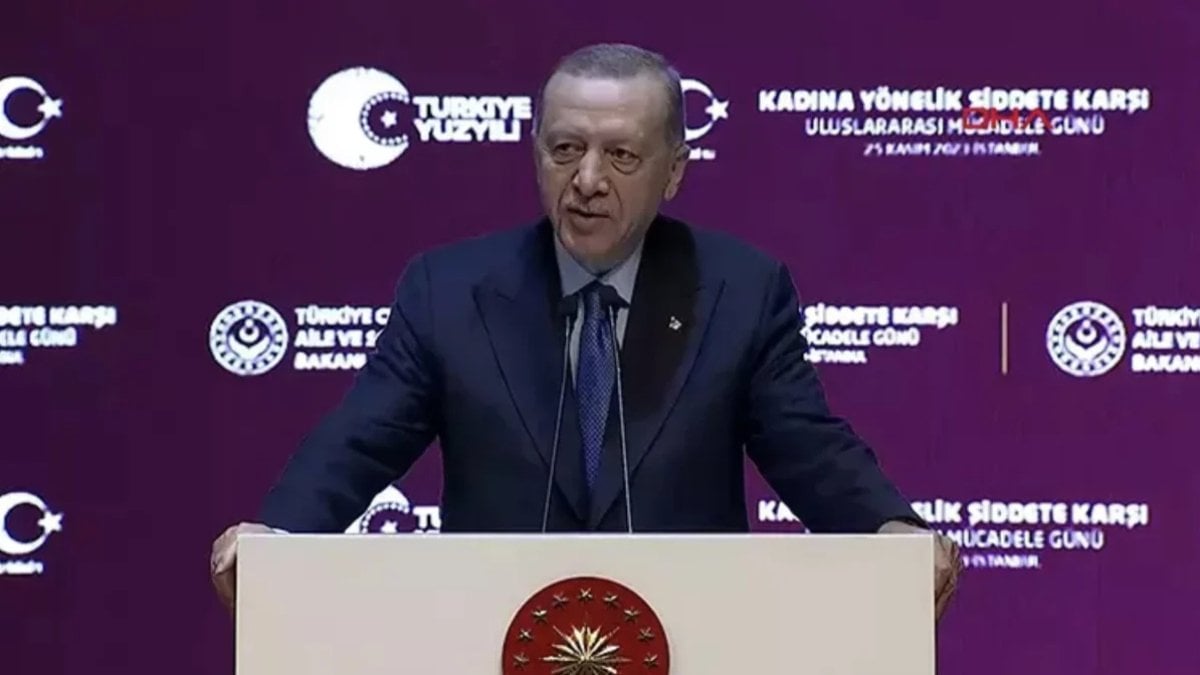 Cumhurbaşkanı Erdoğan'ın Kadına Şiddetle Uluslararası Mücadele Günü konuşması