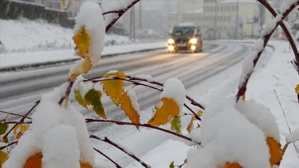 Erzurum, Kars ve Ardahan'da kar ve soğuk hava ile kara kış erken geldi