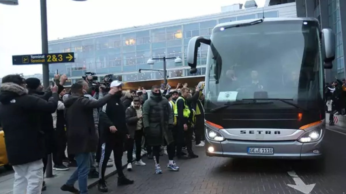 Fenerbahçe, Noerdsjaellend maçı için Danimarka'ya geldi