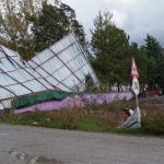 Muğla'da önce hortum, ardından kuvvetli yağış başladı