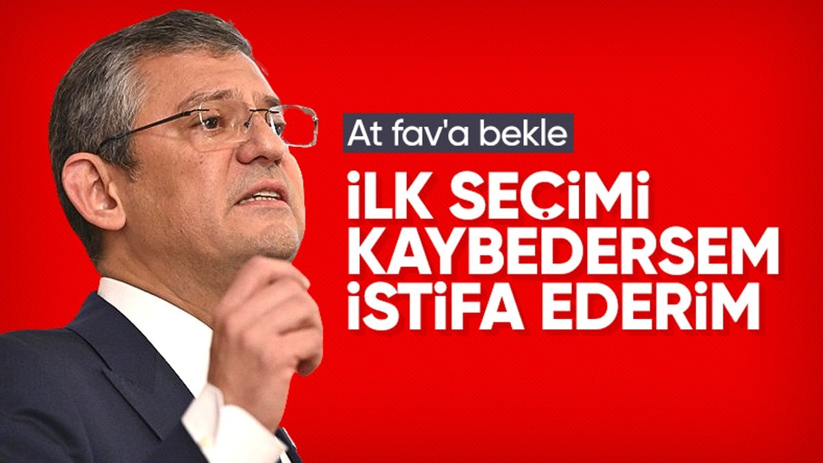 Özgür Özel ilk genel seçimi işaret etti! Kaybedersem bırakırım