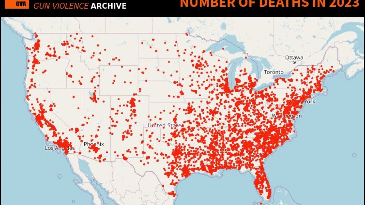 ABD’de 2023’ün silahlı saldırı raporu: 40 binden fazla kişi öldü