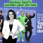 Seçil'in evinden yeni liste çıktı! Fatih Terim ve şoförü...