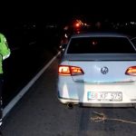 Aksaray'da polis memuruna çarpan otomobildeki 5 kişi yakalandı