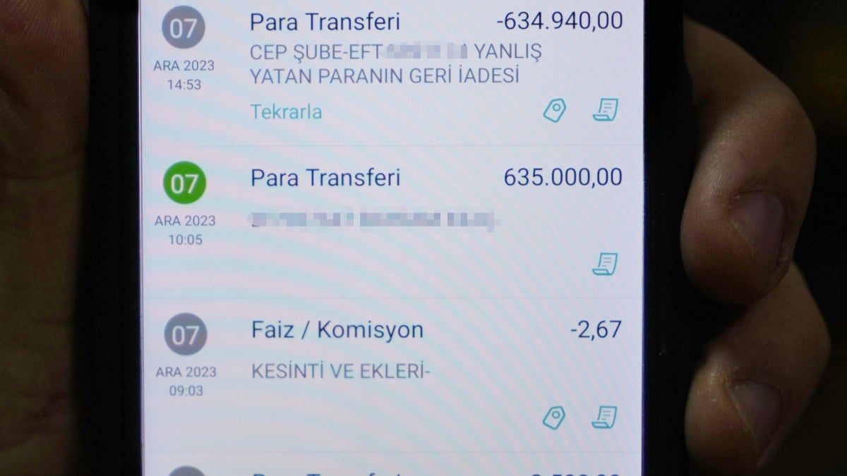 Kastamonu'da banka hesabına yanlışlıkla 635 bin TL gönderildi: İade etti