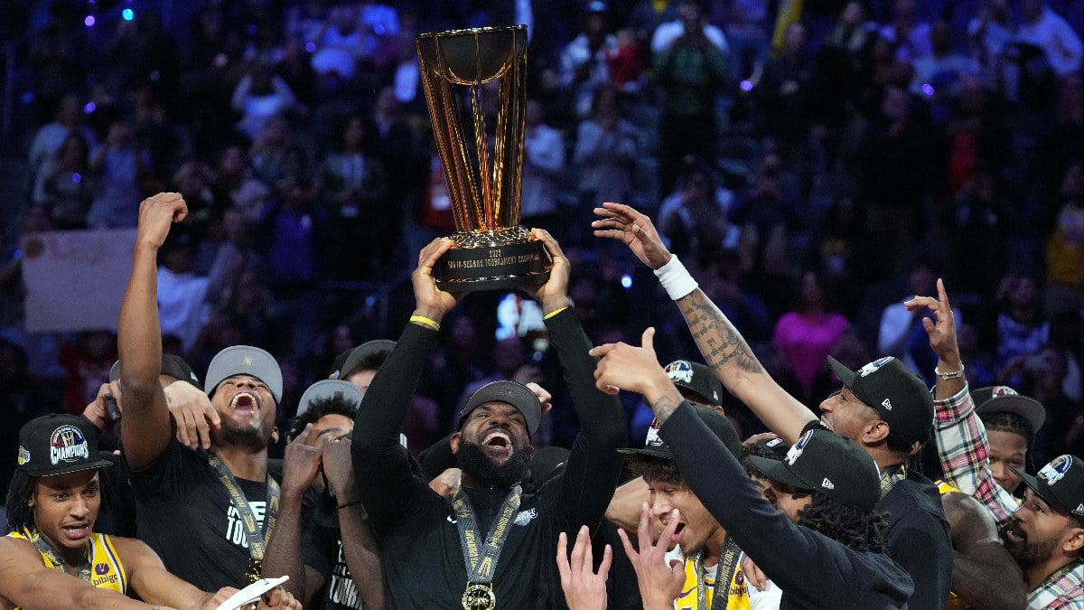 NBA'in sezon için turnuvasında şampiyon Los Angeles Lakers!